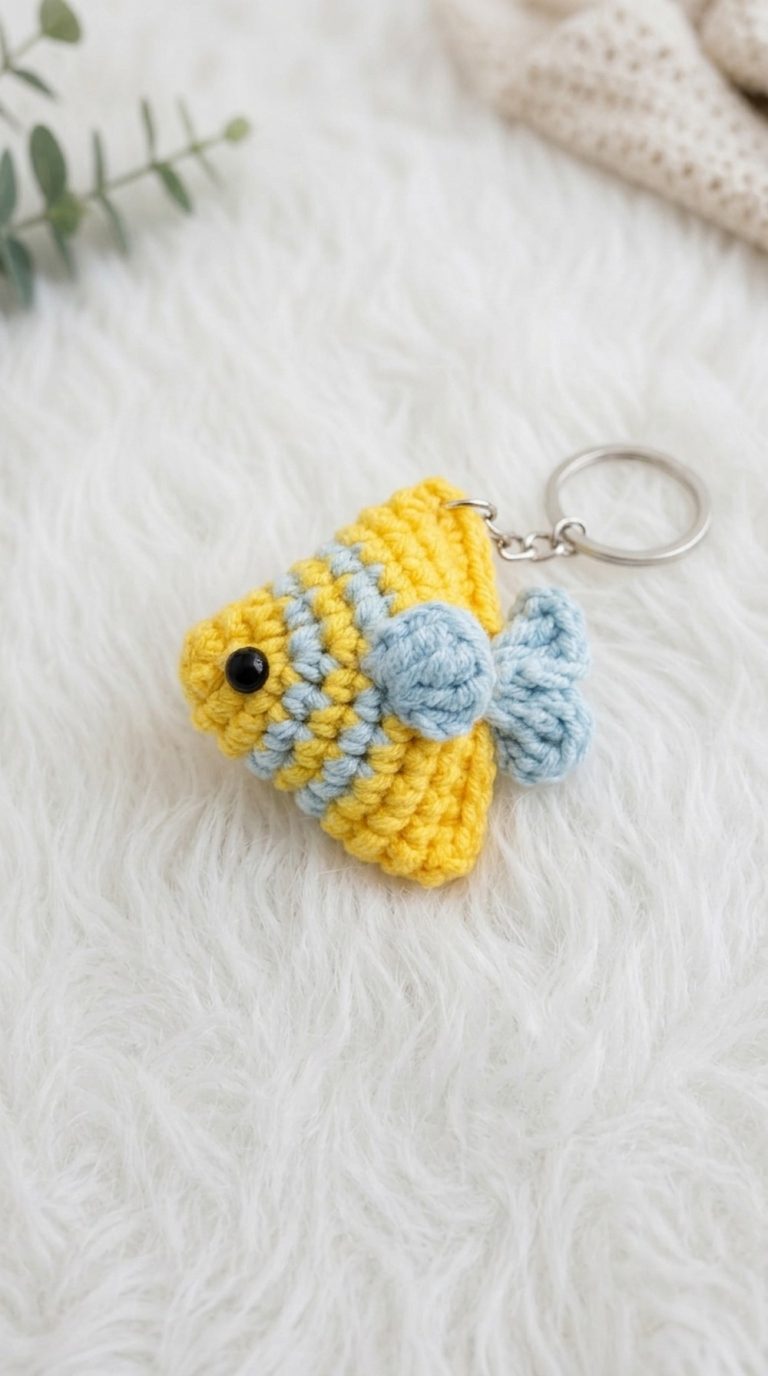 Crochet Fish Keychain Pattern 5
