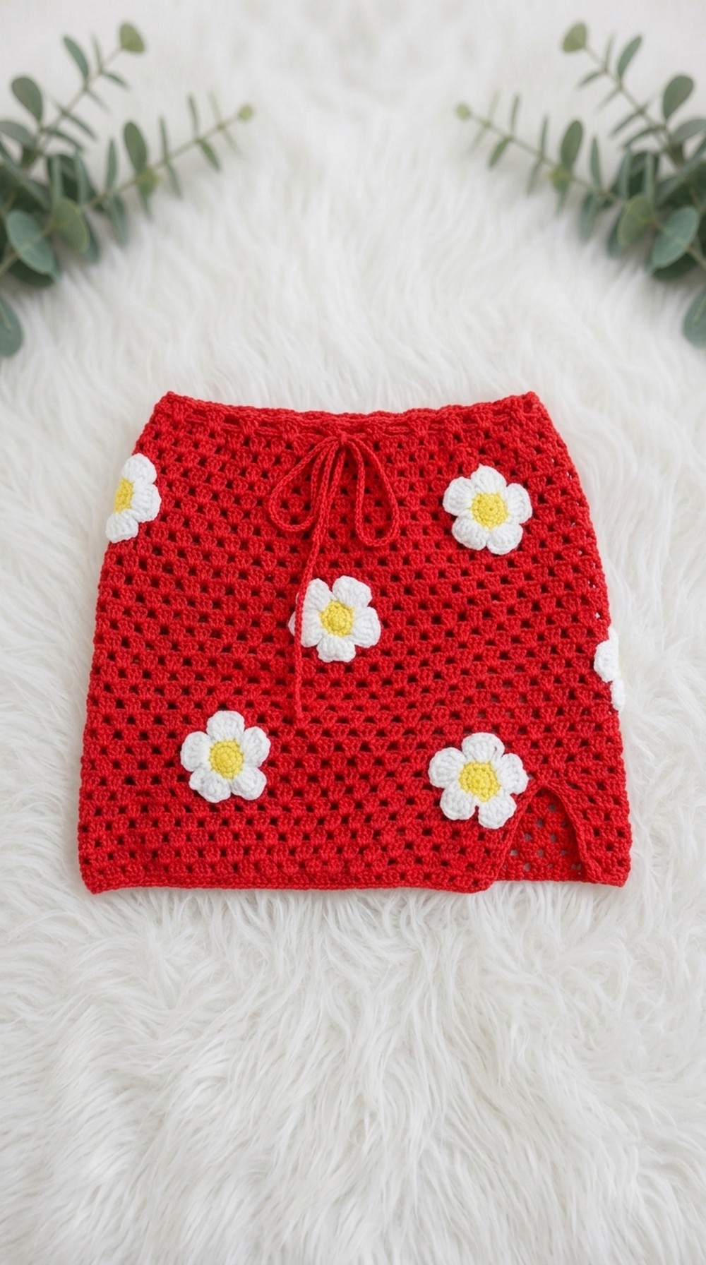 Crochet Flower Skirt Pattern 5