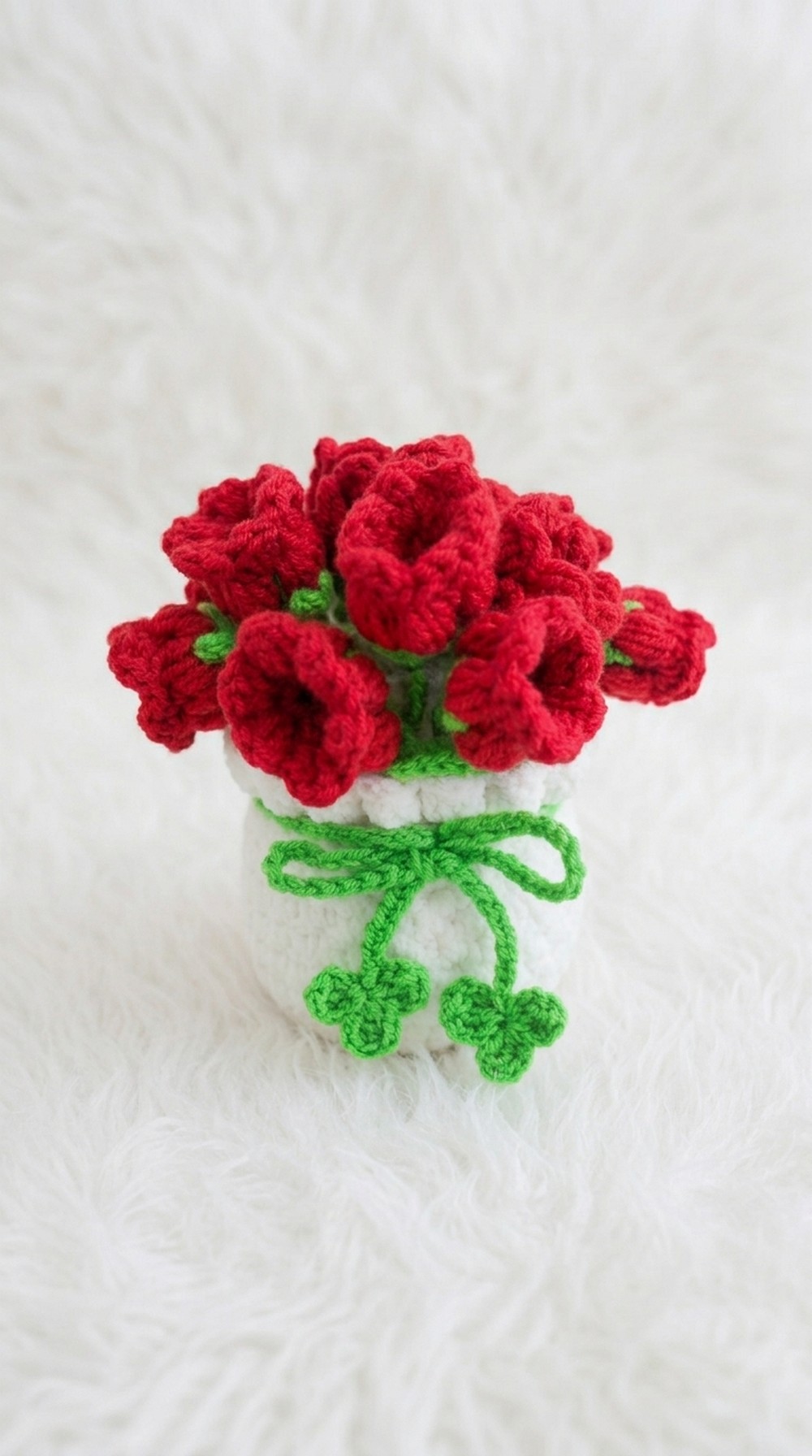 Crochet Flower pot Pattern 5