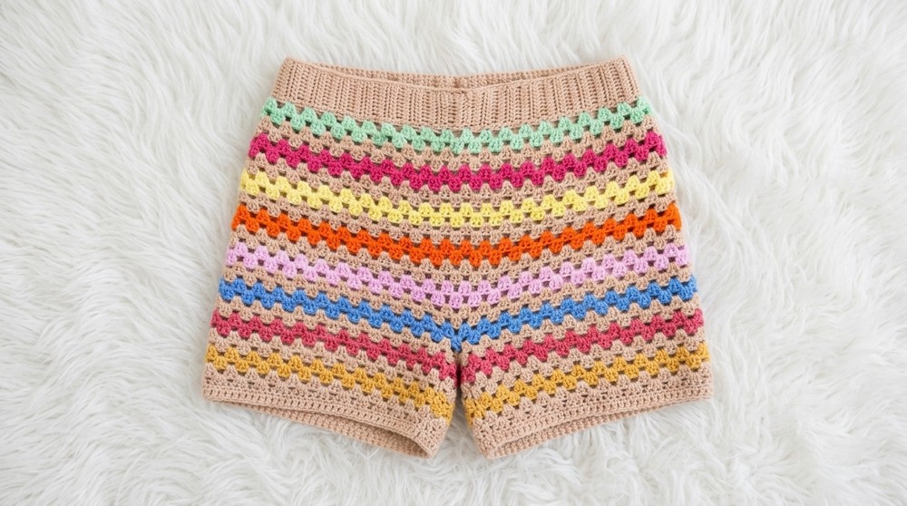 Crochet Granny Shorts Pattern 4