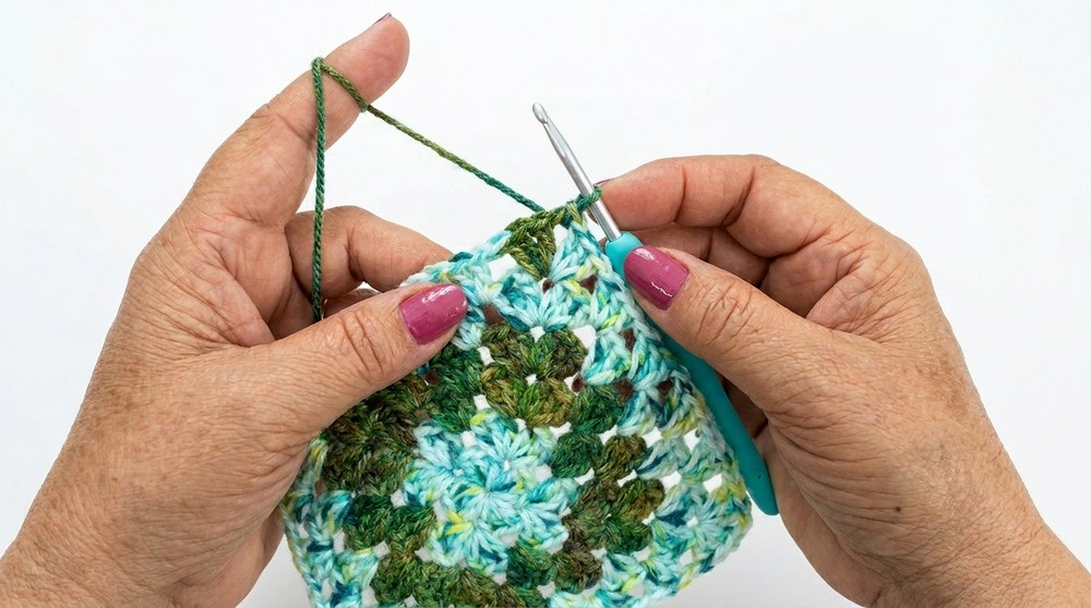 Crochet Granny Square Bag Pattern 2