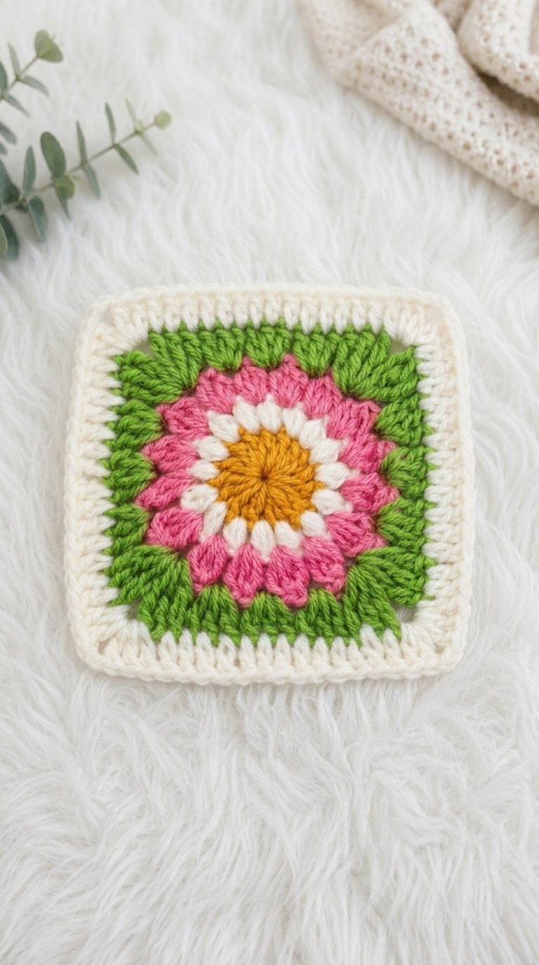 Crochet Granny Square Pattern 5