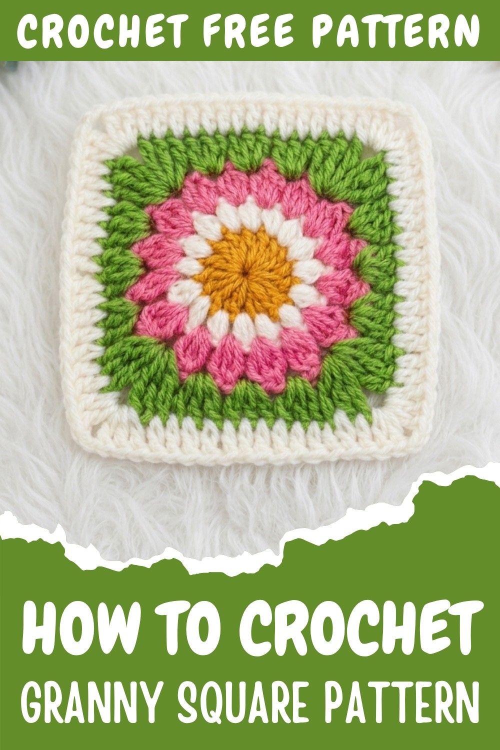Crochet Granny Square Pattern
