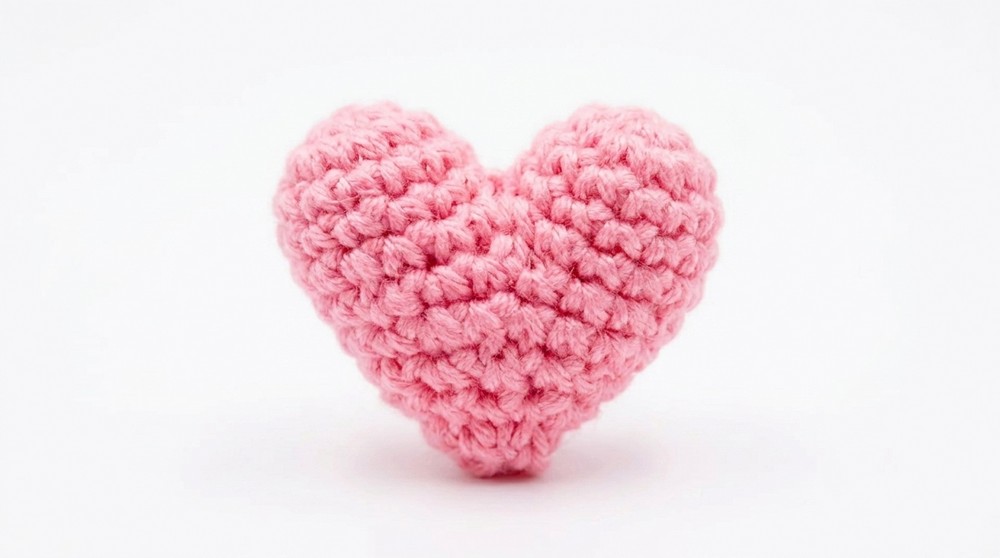 Crochet Heart Flower Pot Pattern 3