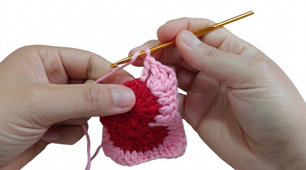 Crochet Heart Hat Pattern 2