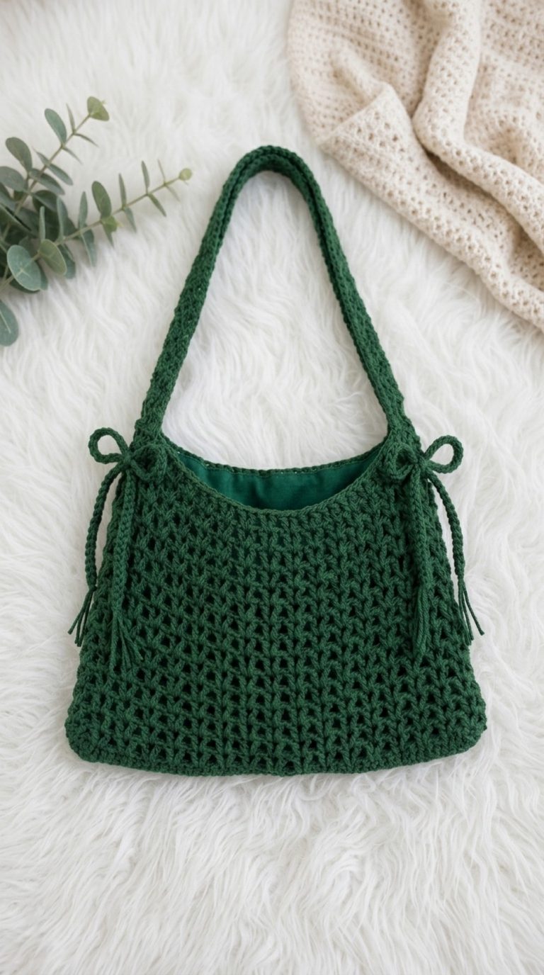 Crochet Mesh Bag Pattern 5