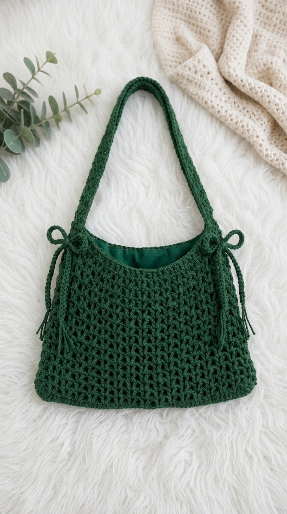 Crochet Mesh Bag Pattern 5