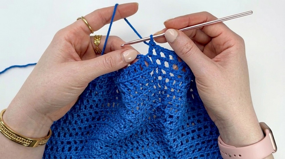 Crochet Mesh Shorts Pattern 3
