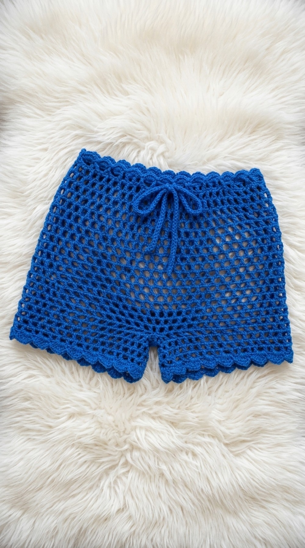 Crochet Mesh Shorts Pattern 5