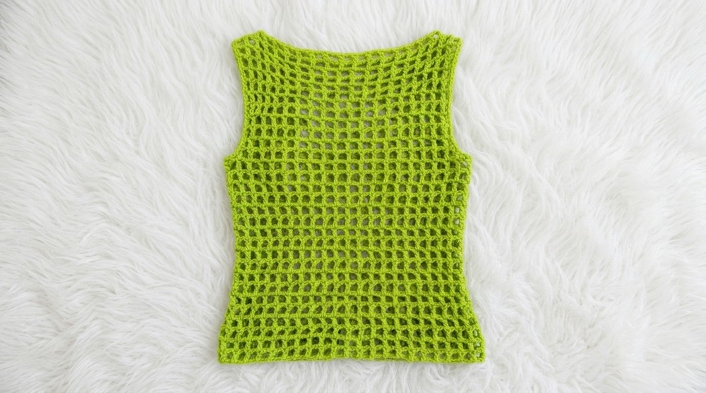 Crochet Mesh Top Pattern 4