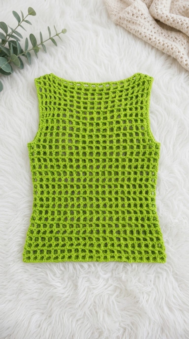 Crochet Mesh Top Pattern 5