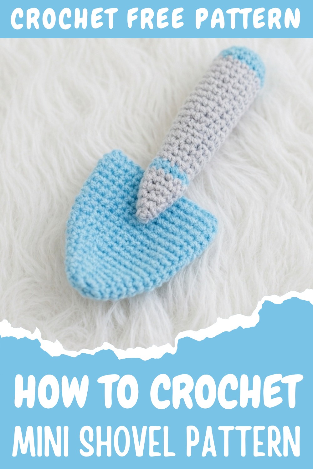 Crochet Mini Shovel Pattern