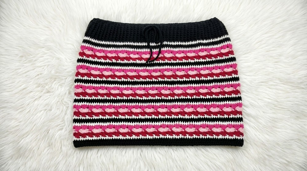 Crochet Mini Skirt Pattern 4