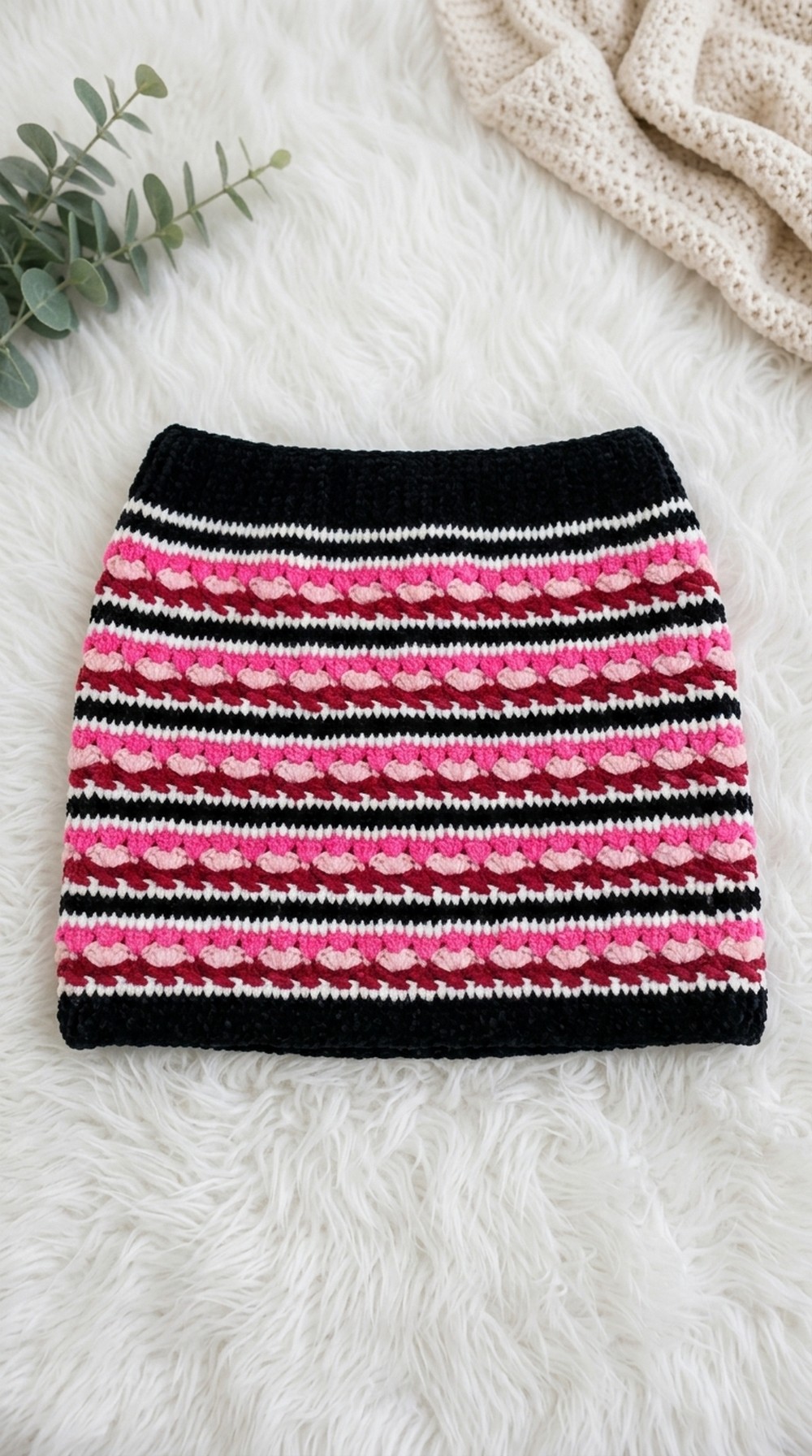 Crochet Mini Skirt Pattern 5