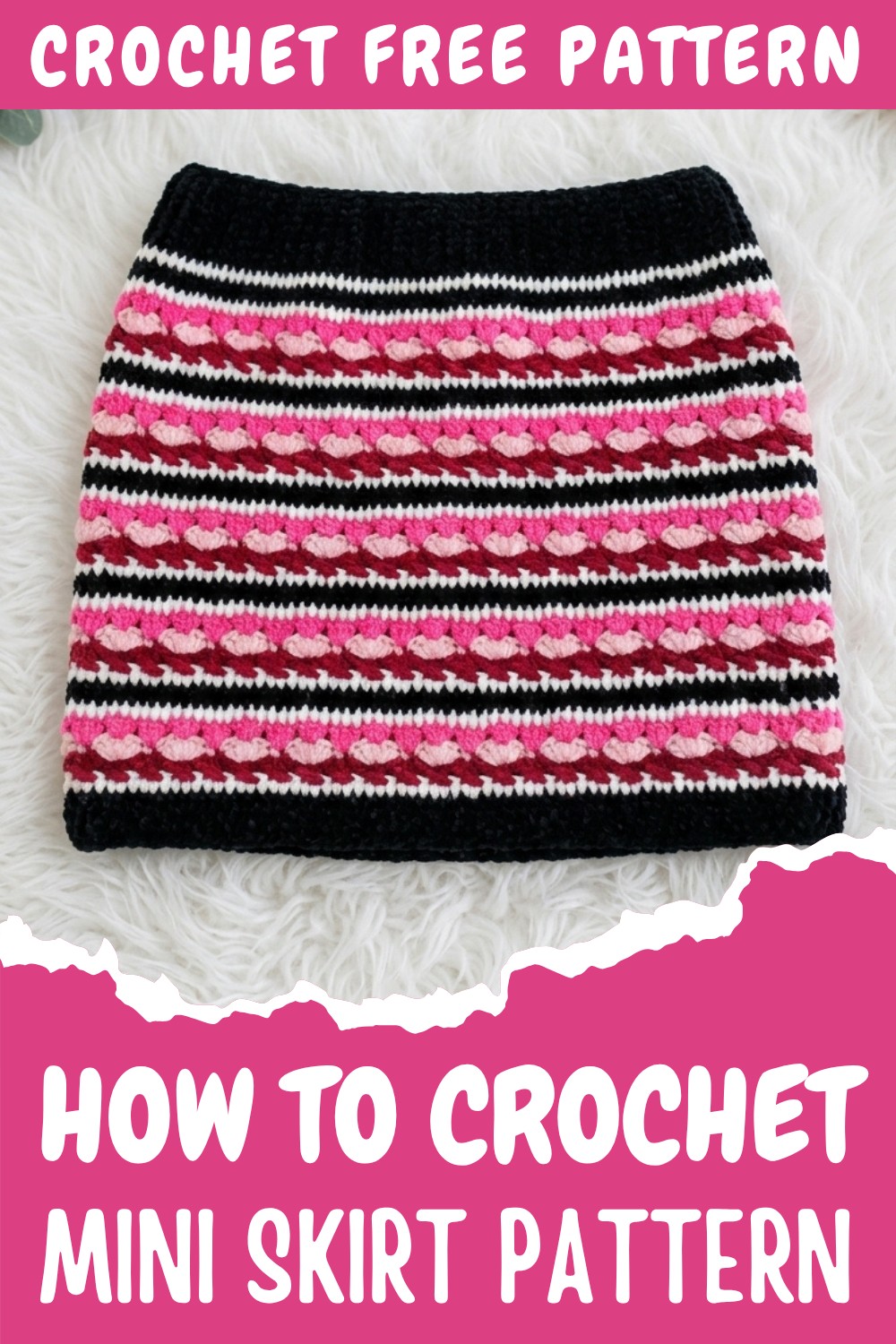 Crochet Mini Skirt Pattern