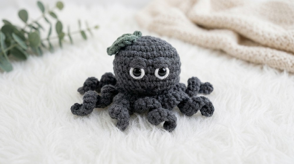 Crochet Octopus Keychain Pattern 4
