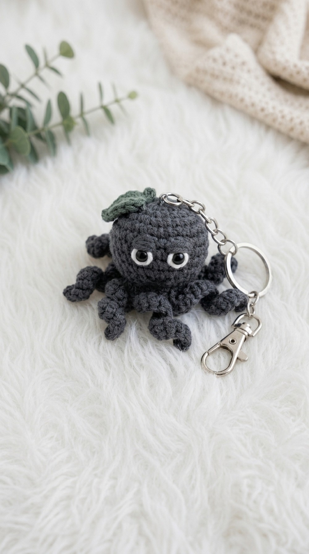 Crochet Octopus Keychain Pattern 5