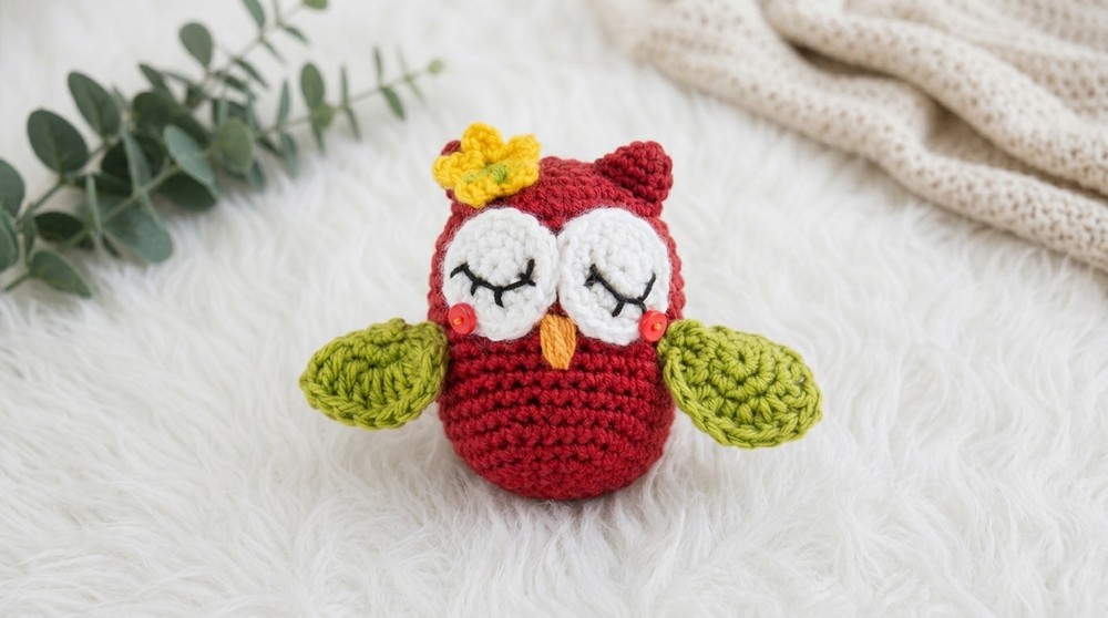 Crochet Owl Amigurumi Pattern 4