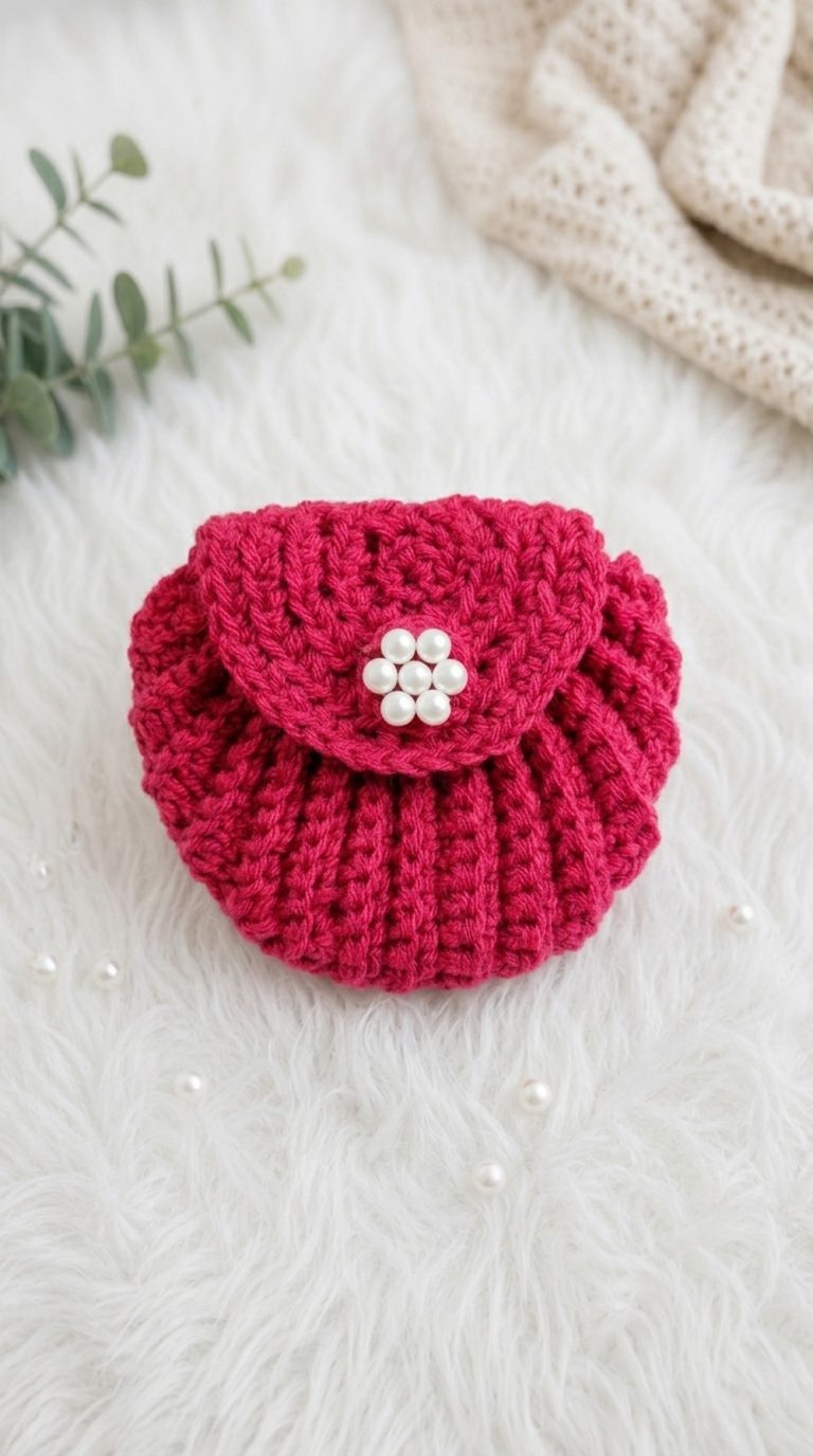 Crochet Seashell Purse Pattern 5
