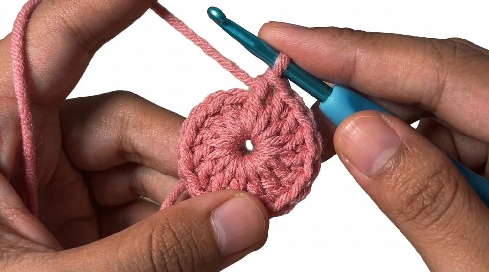 Crochet Star Granny Square Pattern 1
