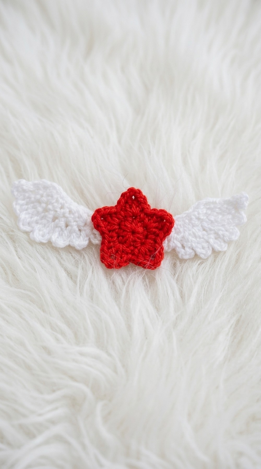 Crochet Star With Angel Wings Pattern 5
