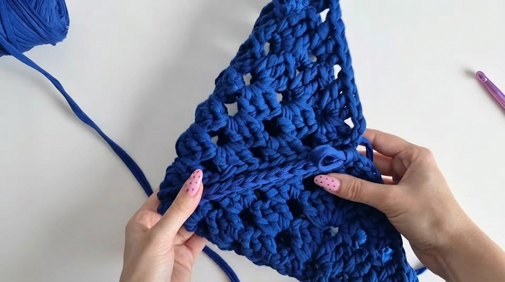 Crochet T Shirt Yarn Bag Pattern 3