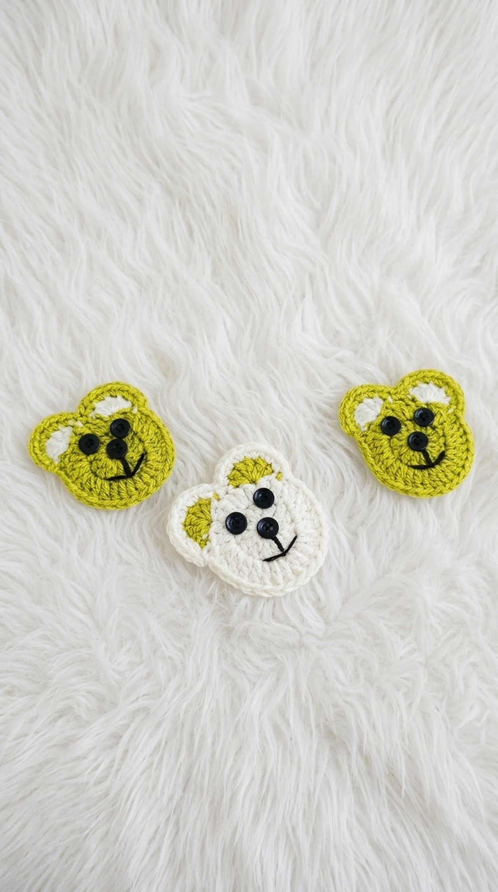Crochet Teddy Bear Sticker Pattern 5