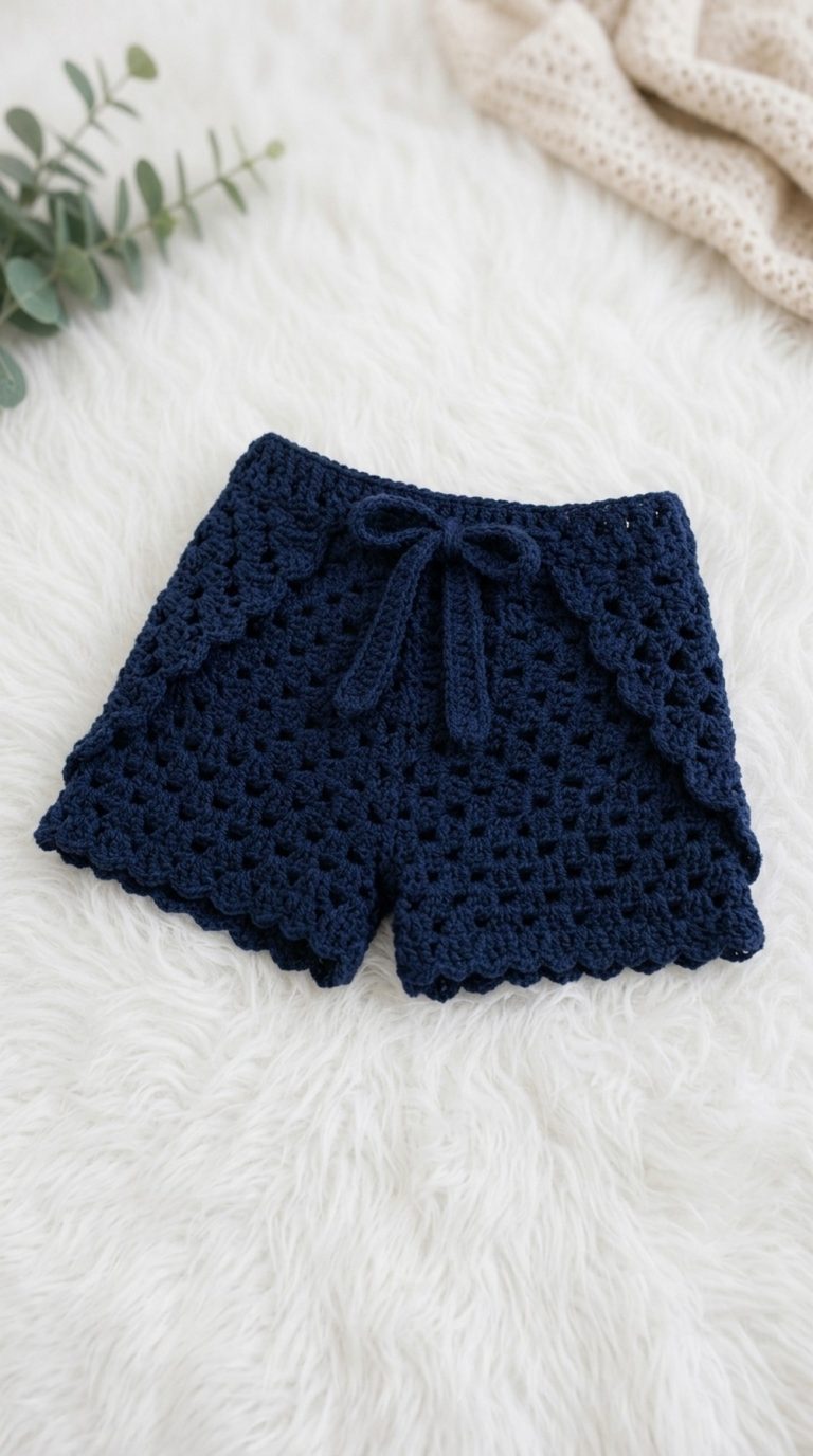 Crochet Wrap Shorts Pattern 5