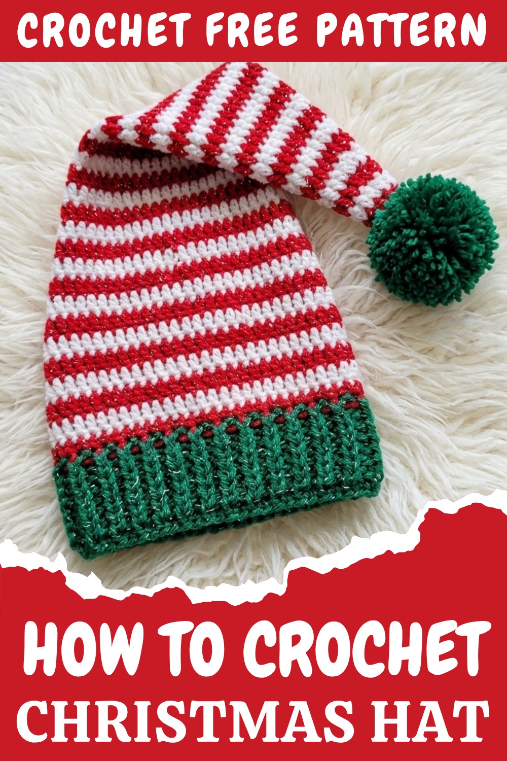 Crochet Christmas Hat Pattern
