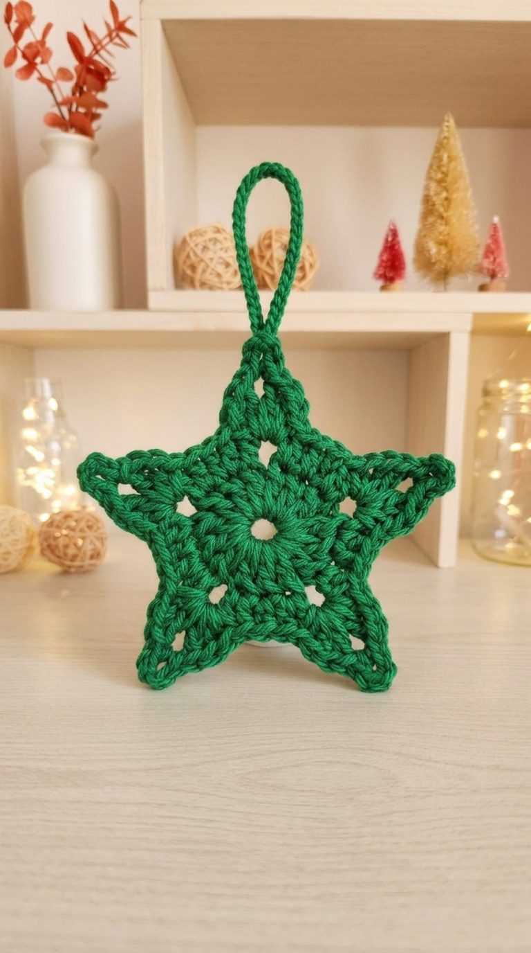 Crochet Christmas Star Pattern 5