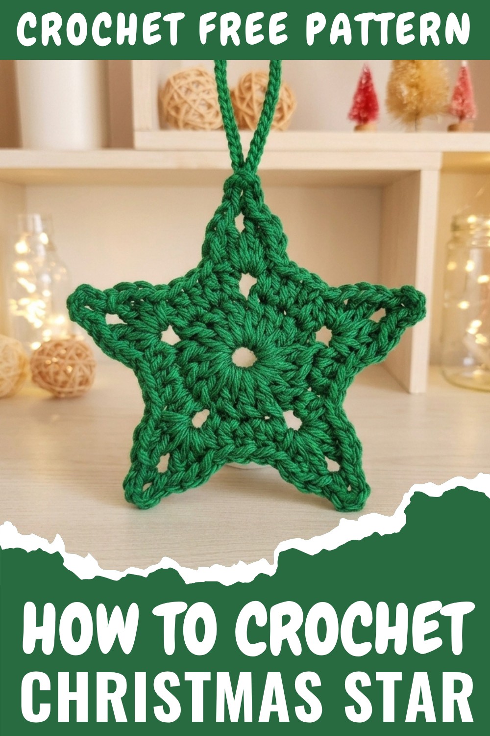 Crochet Christmas Star Pattern