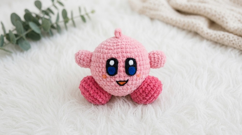 Crochet Kirby Amigurumi Pattern 4