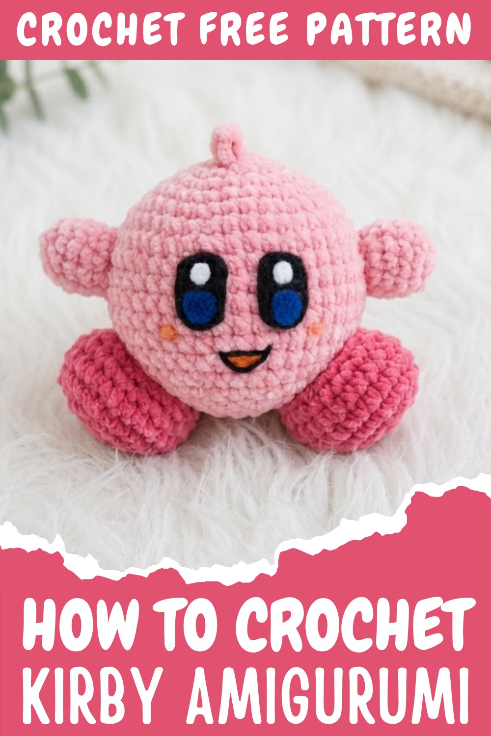 Crochet Kirby Amigurumi Pattern