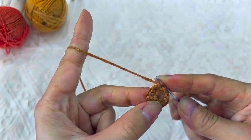 Crochet Mini Hamburger & Fries Set Super Cute Amigurumi Tutorial (3)