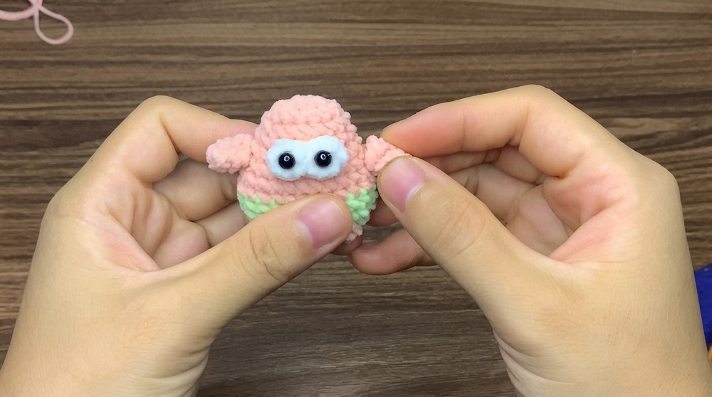Crochet Patrick Star 🧶 Easy Amigurumi Tutorial for Beginners 7