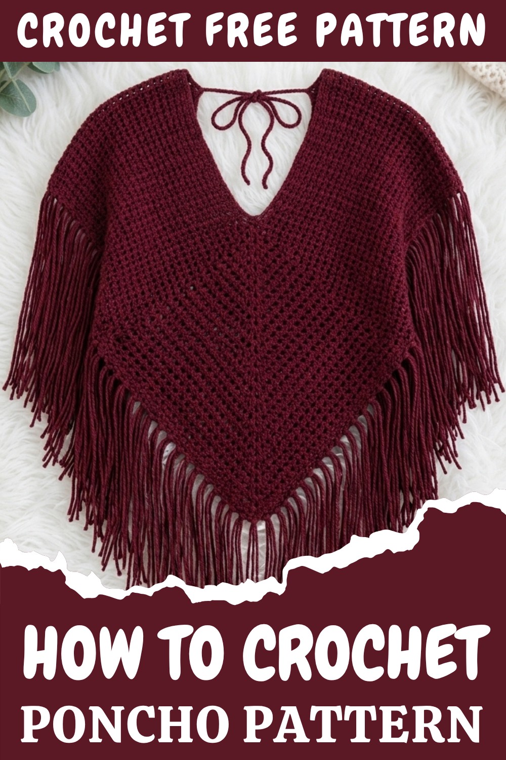 Crochet Poncho Pattern