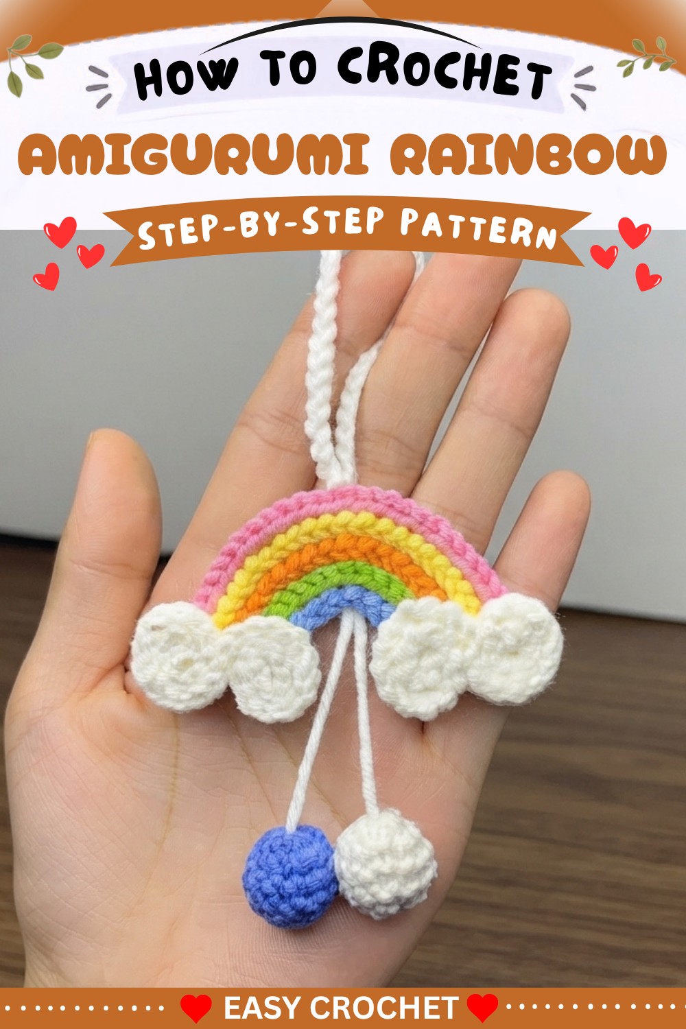 Crochet Rainbow Easy Rainbow Amigurumi Tutorial for Beginners 9