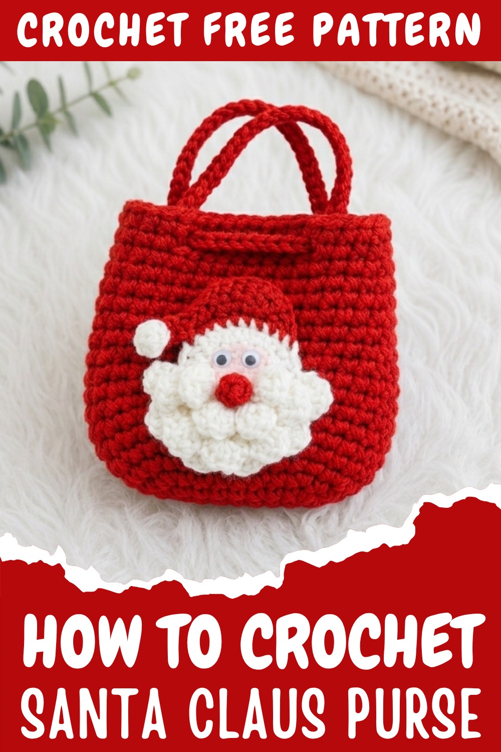 Crochet Santa Claus Purse Pattern