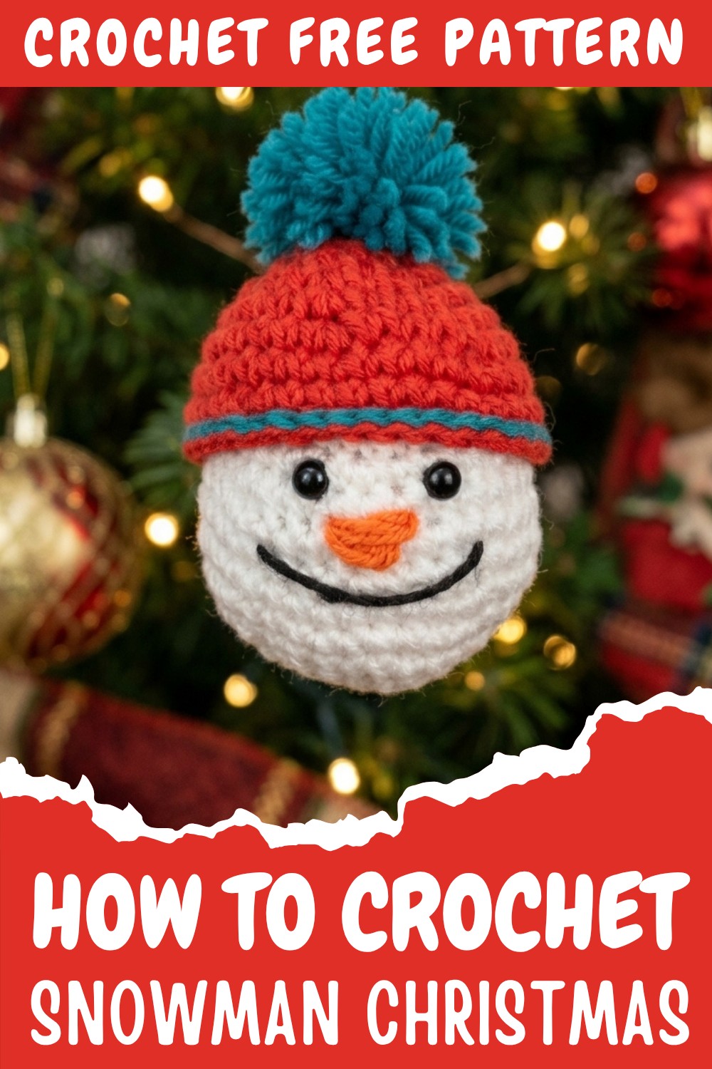 Crochet Snowman Christmas Pattern