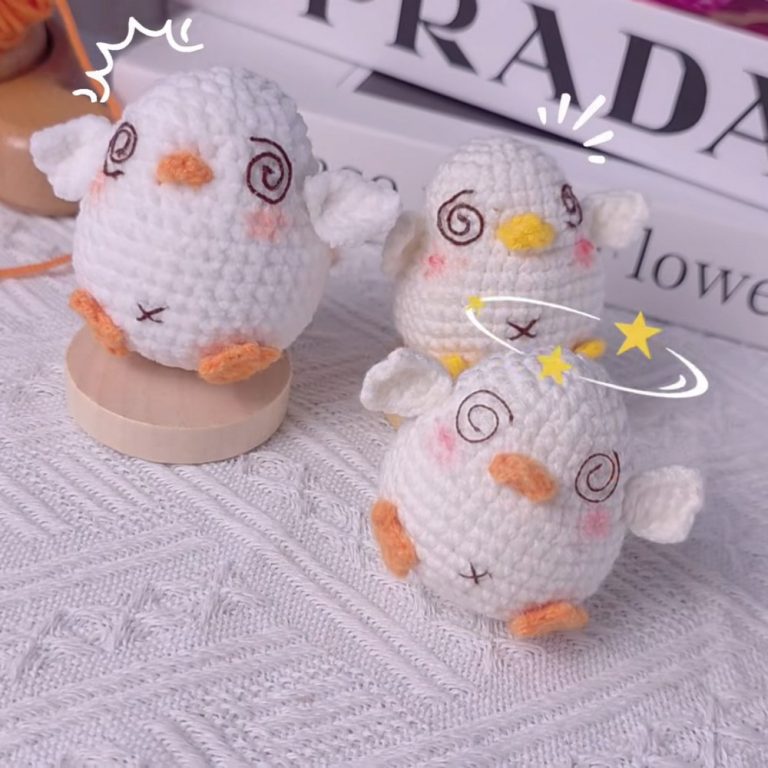 Crochet a Dizzy Duck in 15 Minutes No Sewing Required! (9)