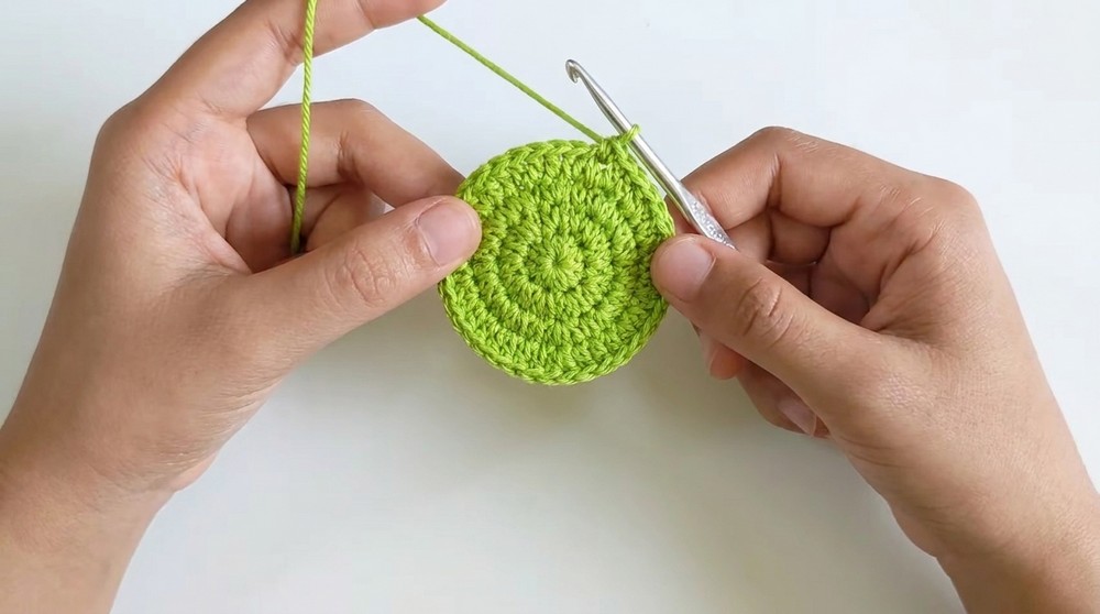 Crochet drawstring Pouch 3