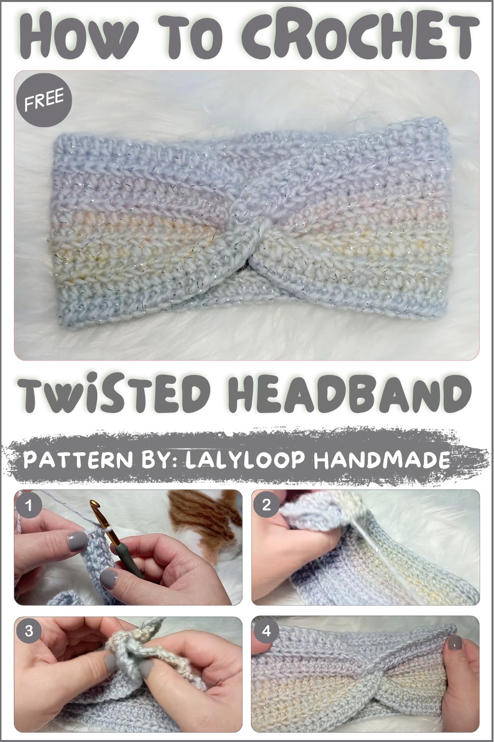 Crochet twisted headband (1)