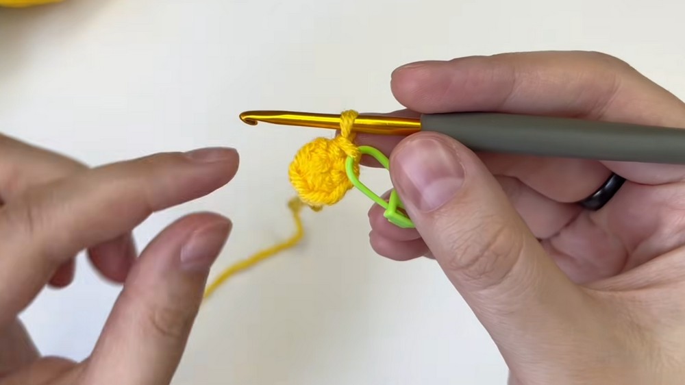 Cute Crochet Lemon Bag Charm 🍋 Easy Keychain Tutorial for Beginners 3
