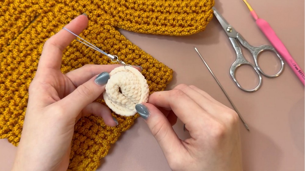 Cute & Easy Amigurumi How to Crochet a Dumpling in 15 Minutes (Beginner Tutorial) 6