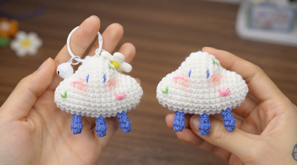 Easy Crochet Cloud Tutorial Beginner Friendly How to Crochet a Cloud 2