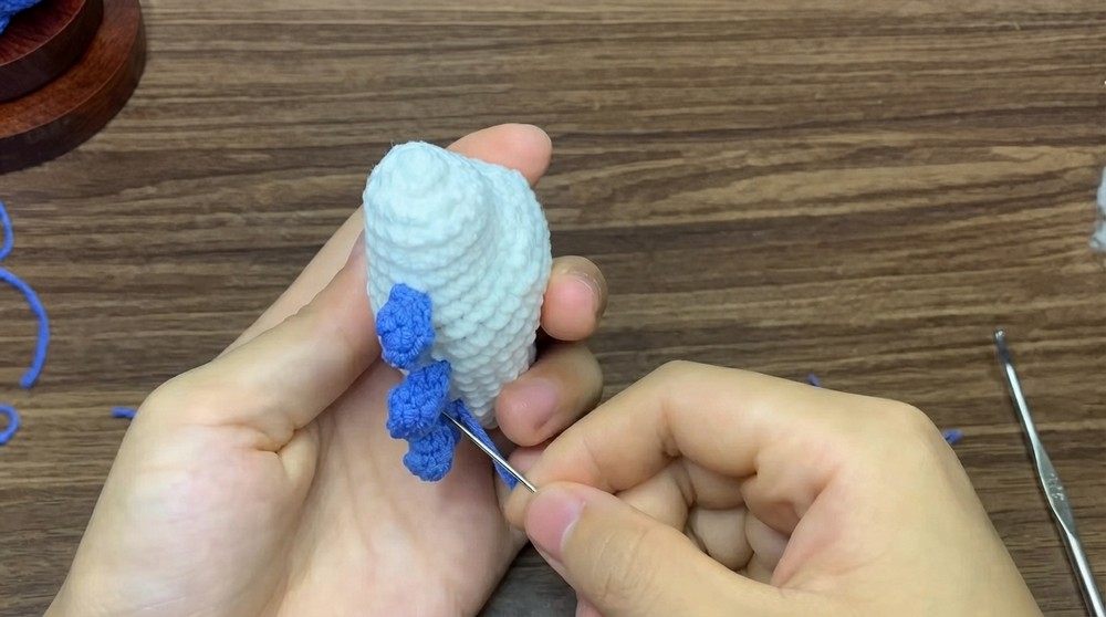 Easy Crochet Cloud Tutorial Beginner Friendly How to Crochet a Cloud 7