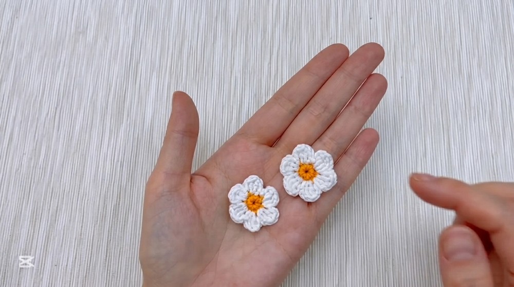 Easy Crochet Daisy 🌼 Crochet Flower Tutorial for Beginners 5