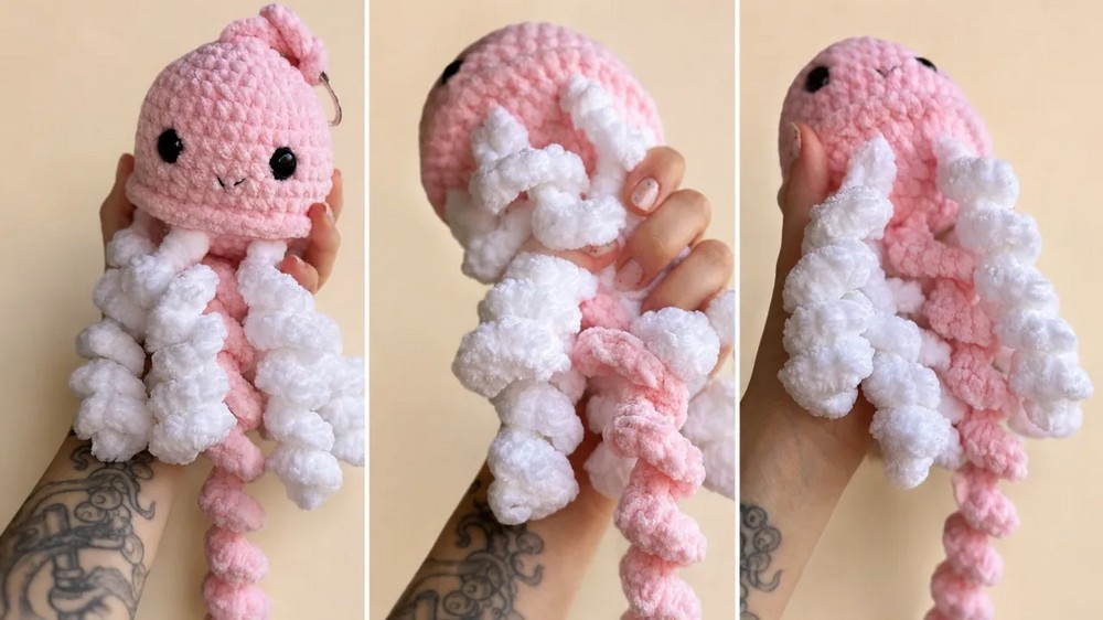 Easy Crochet Jellyfish Amigurumi 🪼 Step-by-Step Tutorial (Beginner Friendly) 2