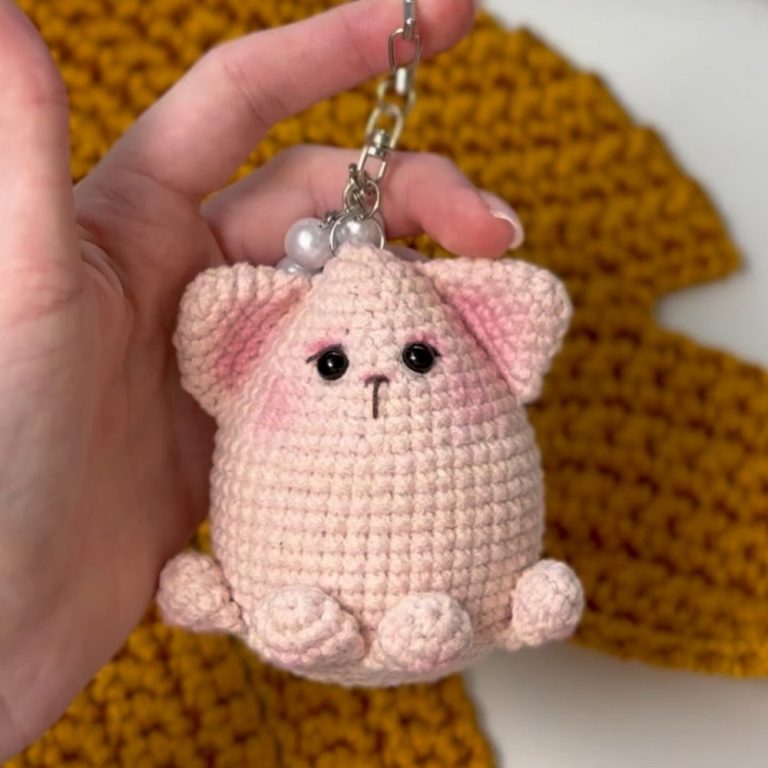Crochet Mini Cat Keychain Free Pattern | Cute Amigurumi Tutorial