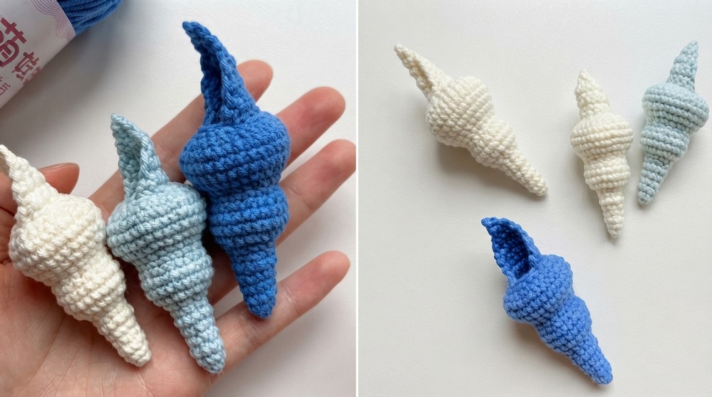 Easy Crochet a CONCH SHELL Crochet Amigurumi Tutorial 2